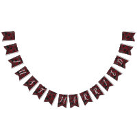 Mariage gothique rouge noir foncé