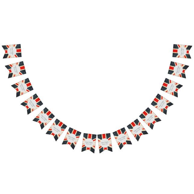 Bannière À Fanions Mariage royal Harry et Meghan Bunting Banner (Tout)