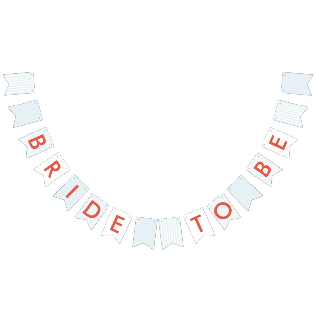 Bannière À Fanions Mariée À Être Rétro Bachelorette (Tout)