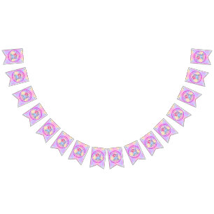 Bannière À Fanions Mermaid 3e anniversaire Modifier Modifier Modifier