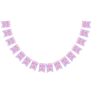 Bannière À Fanions Mermaid 4e anniversaire Modifier Modifier Modifier