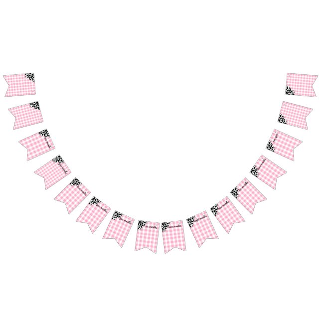 Bannière À Fanions Monthly Milestone Banner for First Birthday (Tout)