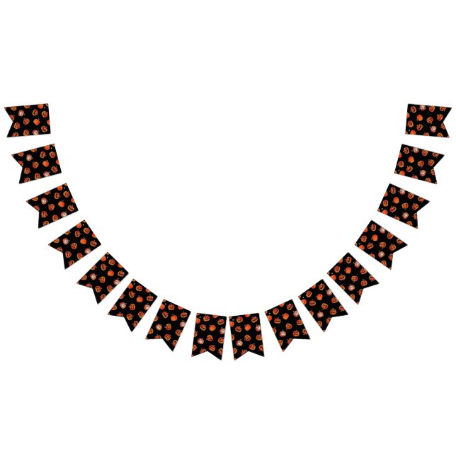 Bannière À Fanions motif citrouille (Tout)