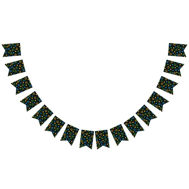 Bannière À Fanions Motif d'étoiles (Tout)