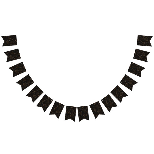 Bannière À Fanions Motif musical (Tout)
