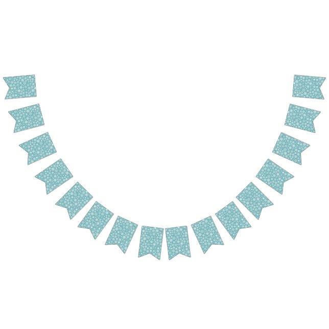 Bannière À Fanions Motif Snowflake (Tout)