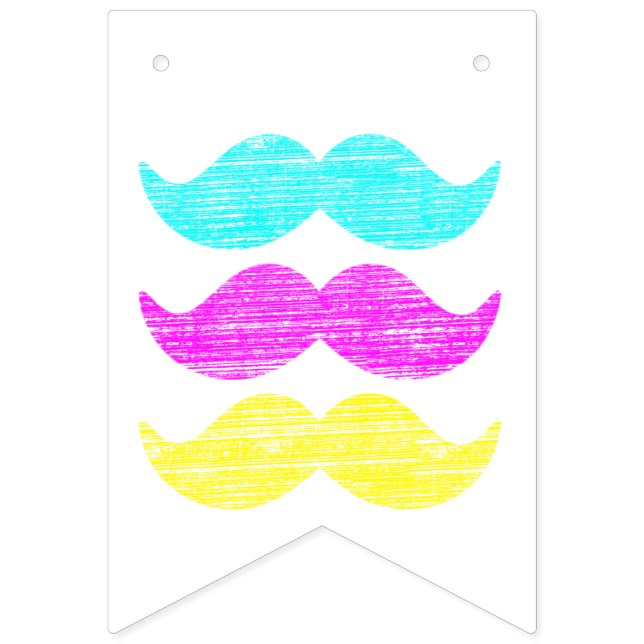 Bannière À Fanions Moustaches de CMY (Deuxième drapeau)