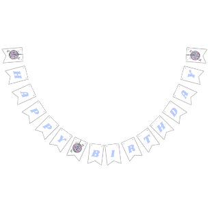 Bannière À Fanions Neon Super Disco Ball