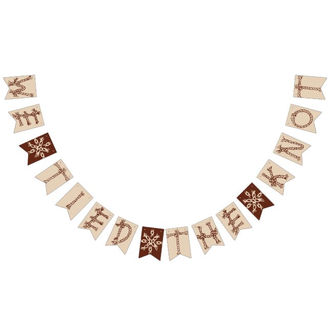 BANNIÈRE À FANIONS NOUS AVONS TIRÉ LE MARI (Tout)