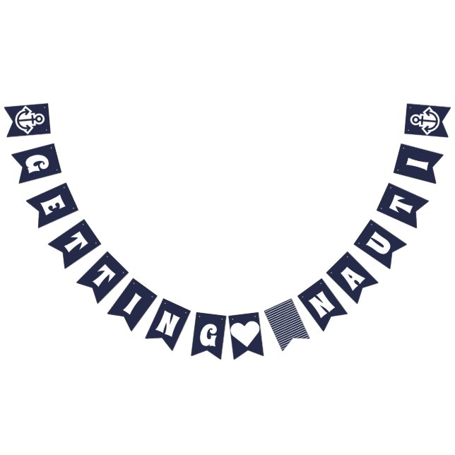 Bannière À Fanions Obtenir Nauti Bachelorette Party Nautical Bunting (Tout)