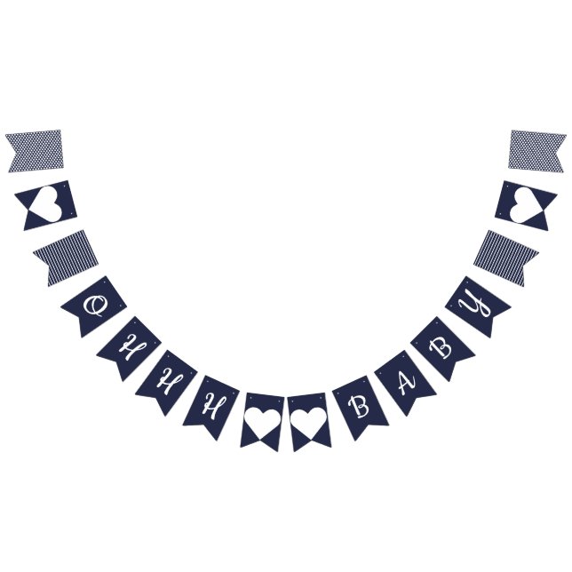 Bannière À Fanions Ohhh Baby Nautical Bunting (Tout)