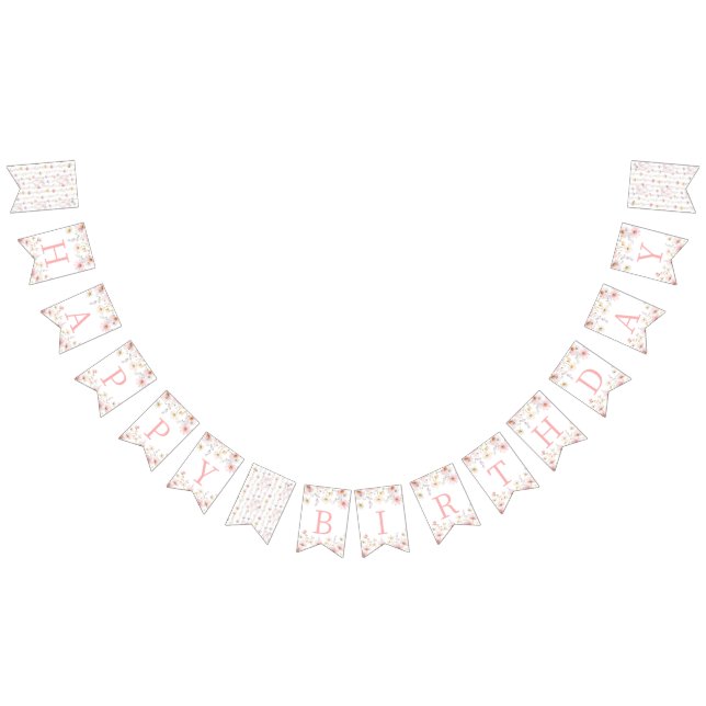 Bannière À Fanions Our Little Wildflower Birthday Banner (Tout)