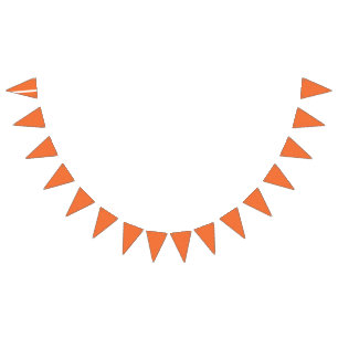 Bannière À Fanions Papier à envelopper avec un motif orange, re