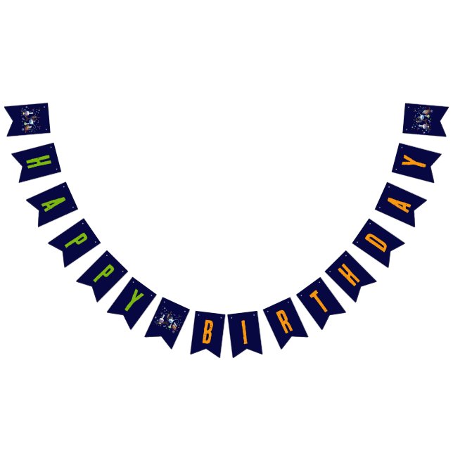 Bannière À Fanions Parti scientifique (Tout)