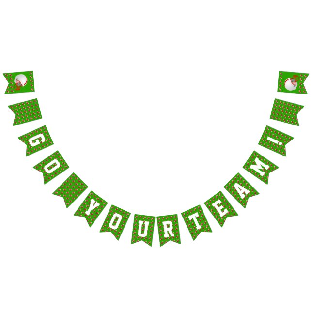 Bannière À Fanions Partie faite sur commande du football (Tout)