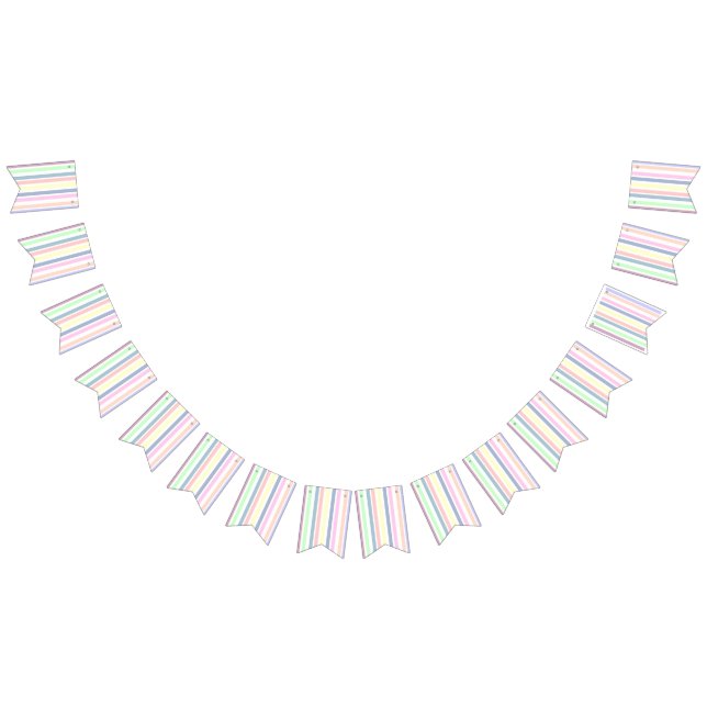 Bannière À Fanions Pastel de Pâques (Tout)