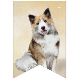 Bannière À Fanions Peinture islandaise pour chien de mer - Art origin