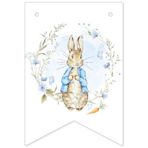 Bannière À Fanions Peter Rabbit C'est un Baby shower garçon