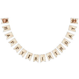 Bannière À Fanions Petit cowboy 1er rodéo fête d'anniversaire rustiqu