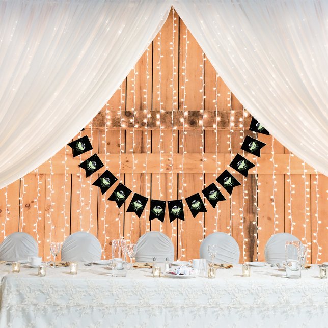 Bannière À Fanions Phases Luna Moth Moon (Créateur téléchargé)