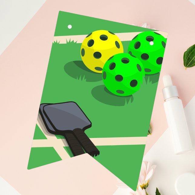 Bannière À Fanions Pickleball Thème Sport Diner Anniversaire Fête (Créateur téléchargé)