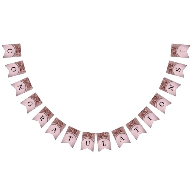 Bannière À Fanions Pink Flower Bunting Flag (Tout)