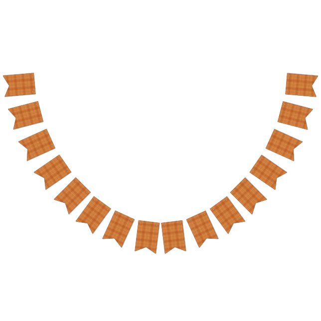 Bannière À Fanions Plaid Automne (Tout)