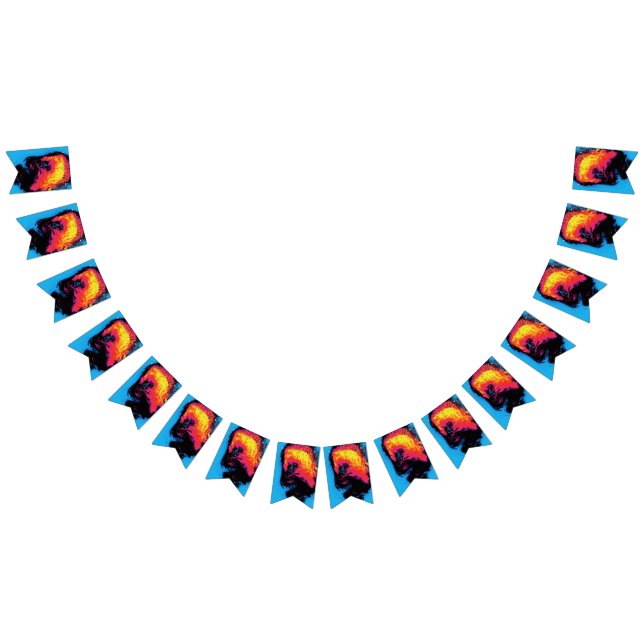 Bannière À Fanions poivre et plastique réduits au silence (Tout)