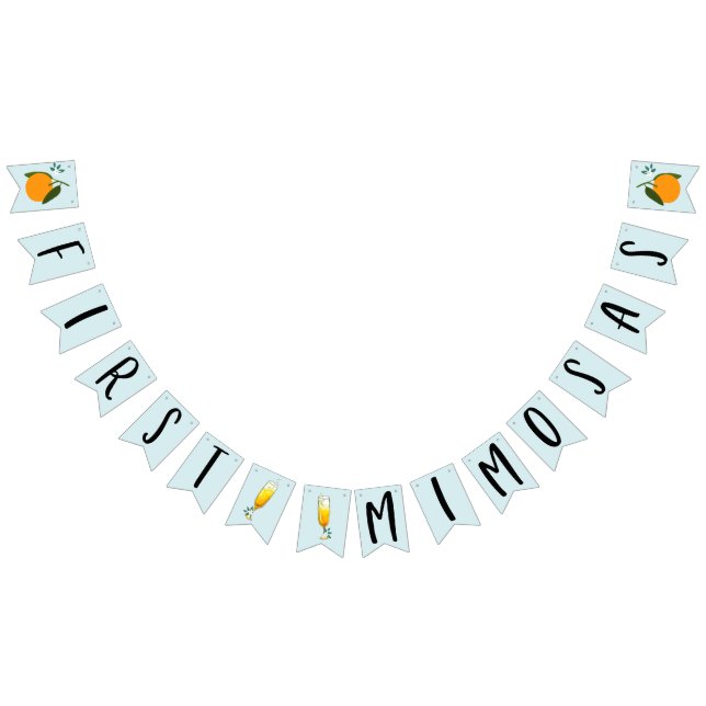 Bannière À Fanions Premiers mimosas (Tout)