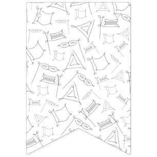 Bannière À Fanions Purim