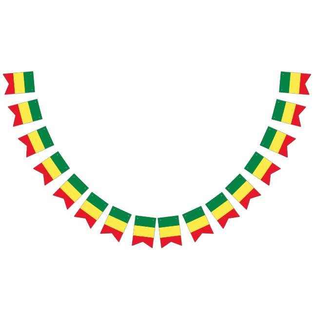 Bannière À Fanions Rastafari Rasta Reggae Livity Jamaica Jah Roots (Tout)