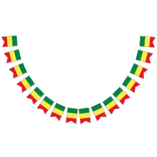 Bannière À Fanions Rastafari Rasta Reggae Livity Jamaïque Jah Racines