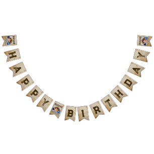 Bannière À Fanions RECHERCHÉ ! Pirates fête d'anniversaire Bunting Fl