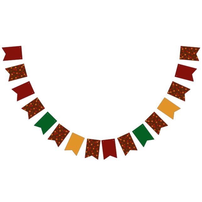 Bannière À Fanions Red Christmas Bunting Flags - Vacances Classiques (Tout)