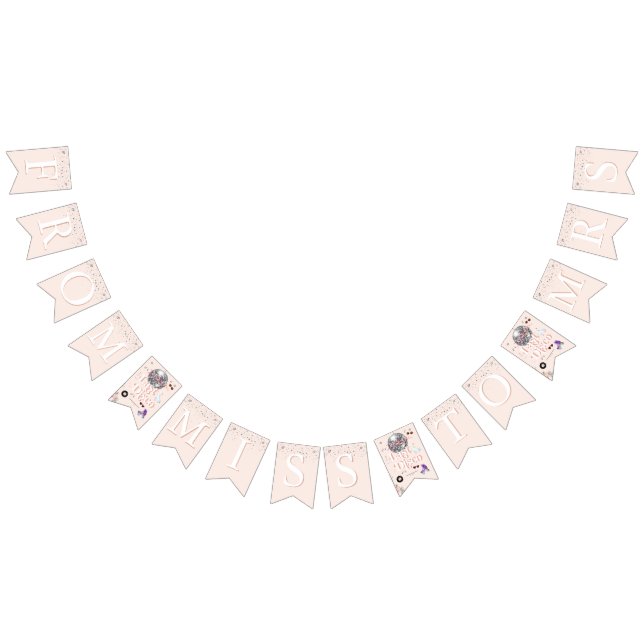 Bannière À Fanions Roller Disco en solo pour l'enterrement de vie de  (Tout)