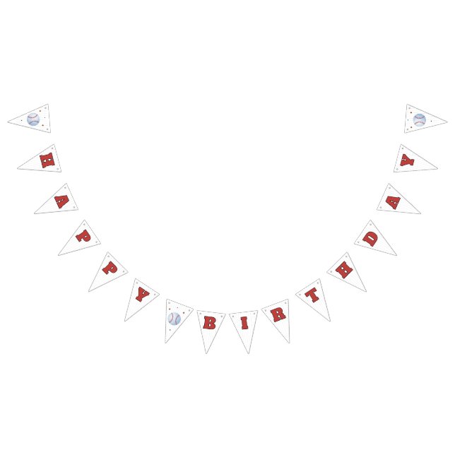 Bannière À Fanions Rookie Of The Year 1st Birthday Bunting Flags (Tout)