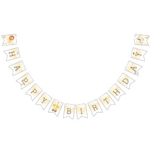 Bannière À Fanions Safari aventure fête anniversaire Sac cadeau