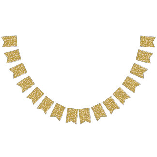 Bannière À Fanions Snowy Gold