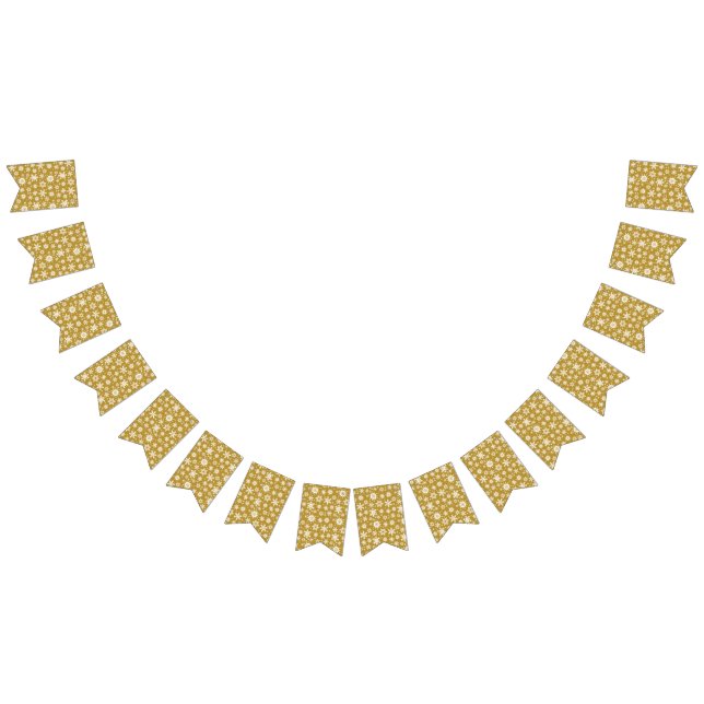 Bannière À Fanions Snowy Gold (Tout)