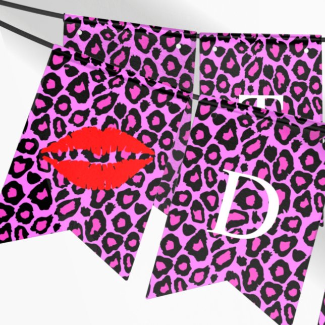 Bannière À Fanions Soirée Trente 30 30ème Joyeuse fête d'anniversaire (Créateur téléchargé)