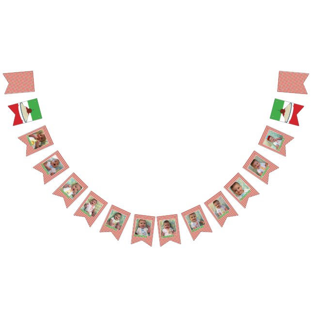 Bannière À Fanions Spaghetti & Meatball Monthly Milestone Banner (Tout)