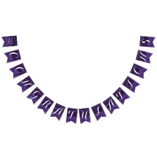 Bannière À Fanions Starry night mariage félicitations bund