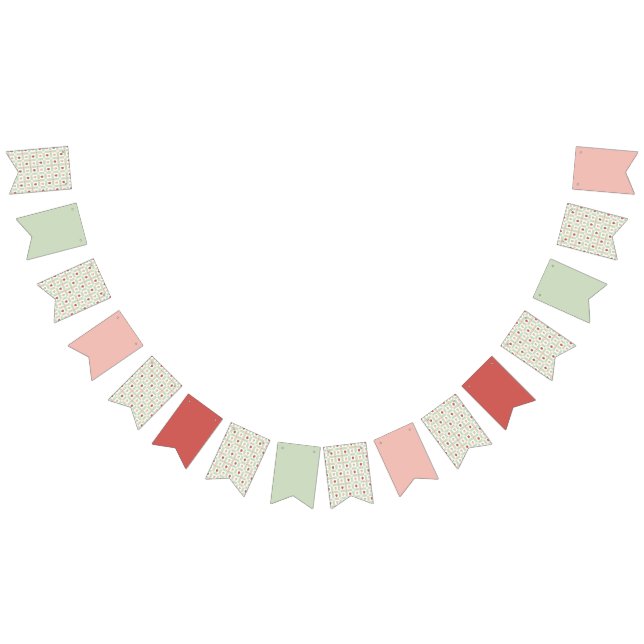 Bannière À Fanions Strawberry Gingham First Birthday  (Tout)