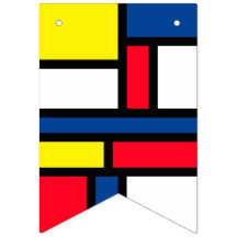 Style super et coloré moderne Mondrian Art Abstrai