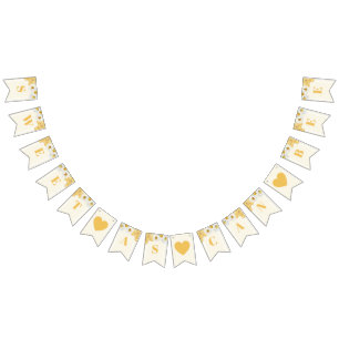 Bannière À Fanions Sucré Comme Peut Être Bumblebee mignonne Fête des