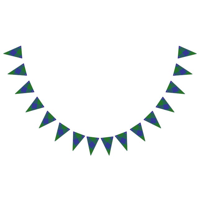 Bannière À Fanions Tartan de chasse du clan écossais Barclay (Tout)