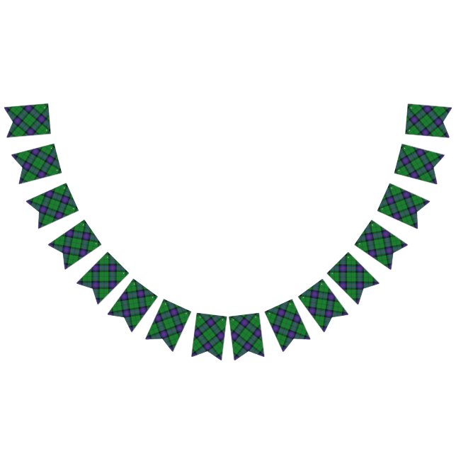 Bannière À Fanions Tartan écossais d'Armstrong de clan (Tout)