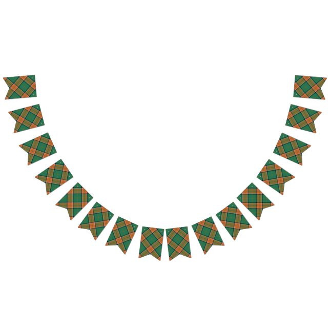 Bannière À Fanions Tartan écossais de colin de clan (Tout)