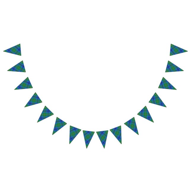 Bannière À Fanions Tartan écossais de Johnstone Johnston de clan (Tout)