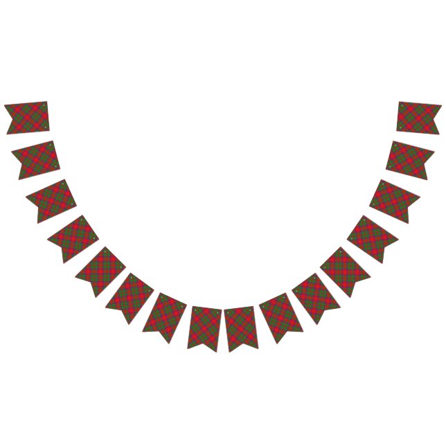 Bannière À Fanions Tartan écossais de Mackintosh de clan (Tout)